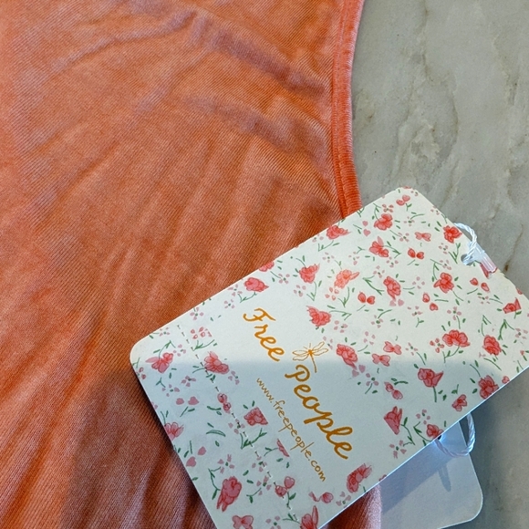 #93 We The Free Peach Strap Front Tank Top - Picture 8 of 11